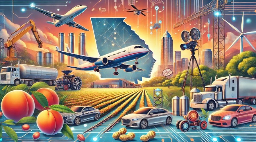صنایع کلیدی ایالت جورجیا: موتورهای اقتصادی جنوب شرقی آمریکا